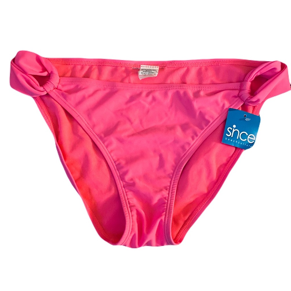 Vibrant Pink Bikini Bottom Swimwear